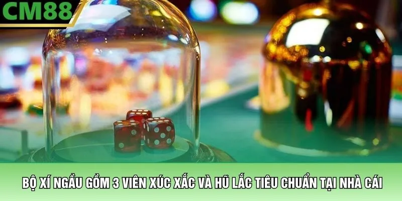 Cách Chơi Xí Ngầu – Chinh Phục Mọi Ván Cược Tại CM88 2 Bộ xí ngầu gồm 3 viên xúc xắc và hũ lắc tiêu chuẩn tại nhà cái